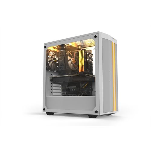 be quiet! BGW38 PURE BASE 500 DX White, MB compatibility: ATX / M-ATX / Mini-ITX, Three pre-installed be quiet! Pure Wings 2 140mm fans, Ready for water cooling radiators up to 360mm slika 3