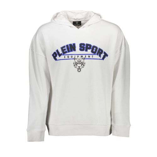 PLEIN SPORT SWEATSHIRT WITHOUT ZIP MAN WHITE slika 1