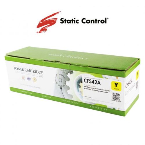 HP Toner Static Control CF542A Yellow slika 1