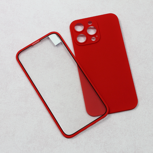 Torbica Slim 360 Full za iPhone 13 Pro Max 6.7 crvena slika 1