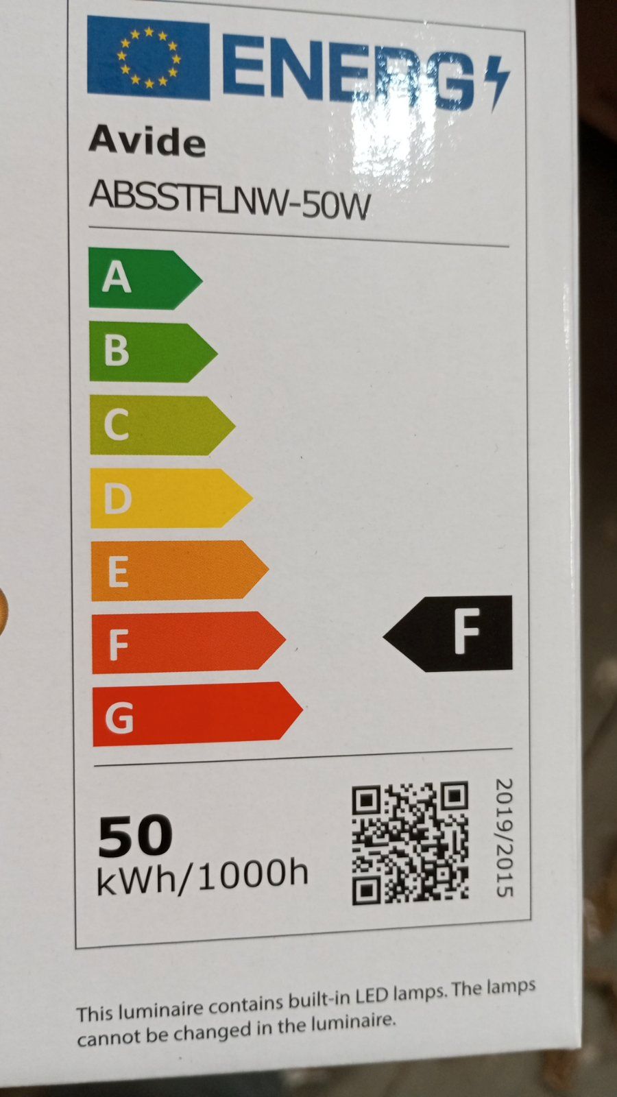 Energetski certifikat F