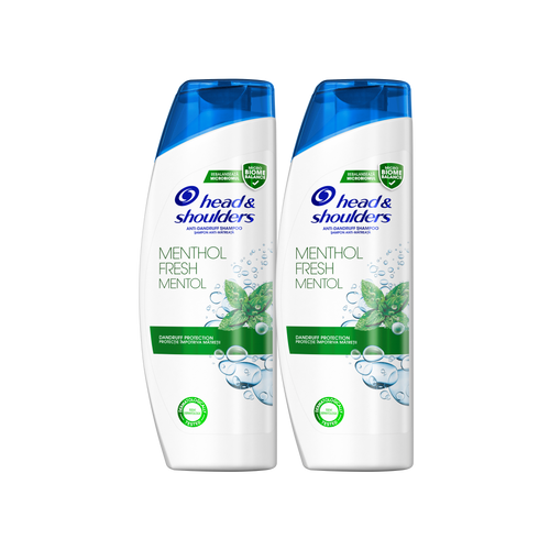 Head & Shoulders Menthol 2u1 šampon za kosu protiv peruti 2x360ml XXL slika 1