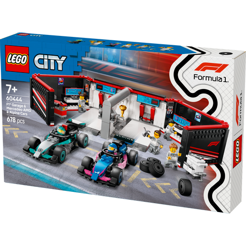 LEGO® CITY 60444 Garaža za F1® s autima Mercedes-AMG i Alpine slika 6