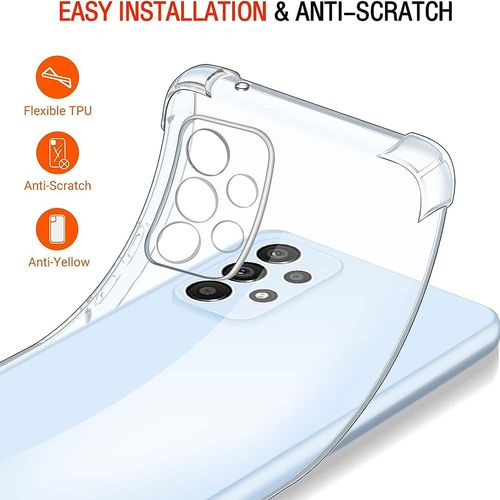 Techsuit Shockproof Clear Silicone prozirna maskica otporna na udarce za Samsung Galaxy A53 5G slika 2