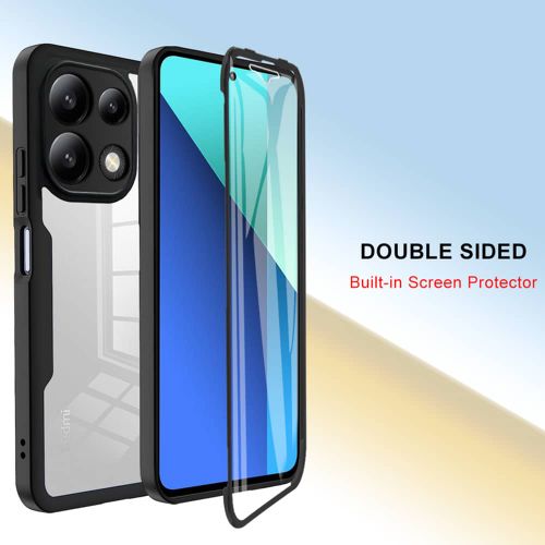 Techsuit – ColorVerse 360 ​​Series obostrana zaštitna maska za Xiaomi Redmi Note 13 4G – crna slika 2