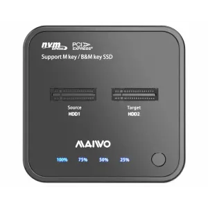 Maiwo K3016P2 USB Docking Station USB TipC 2xM.2 NVME 