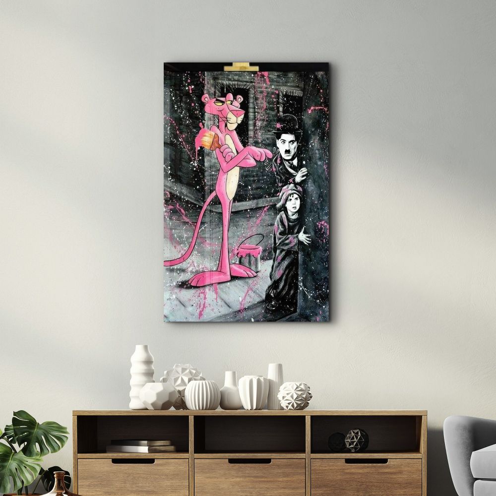 SPR-1111 - Dekorativna Slika na Kaljenom Staklu, Višebojna, 46 x 72 cm slika 3
