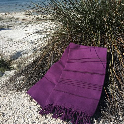 Sultan - Fouta Peškir za Plažu od Damson Pamuka slika 3