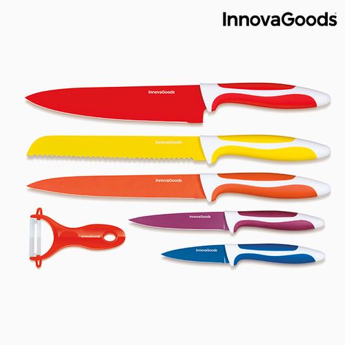 InnovaGoods set keramičkih noževa i ljuštilica 6/1 38x24x3xcm slika 5