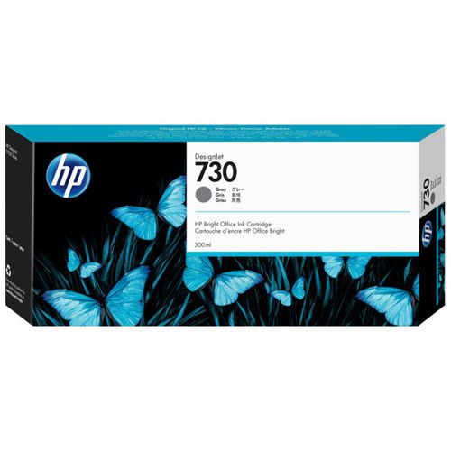 Tinta HP 730, 300ml, Gray, Ink Cartridge, P2V72A slika 1