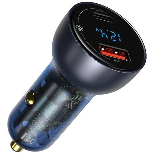 Auto punjač Baseus Particular Digital Display QC+PPS Dual Quick Charger Car Charger 65W (Dark Gray) slika 4