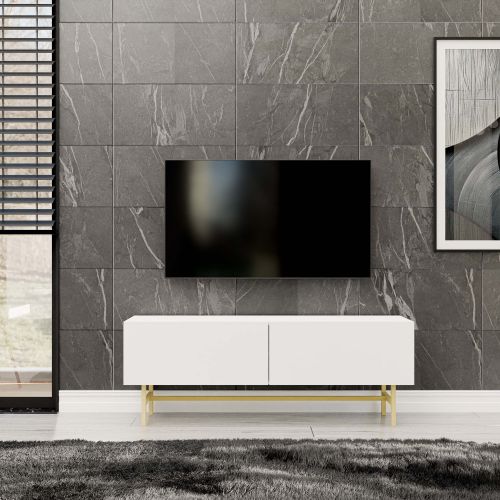 Verde 4022 White TV Stand slika 2