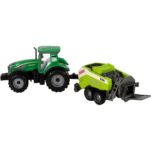 Zeleni traktor sa sijačicom Power slika 3