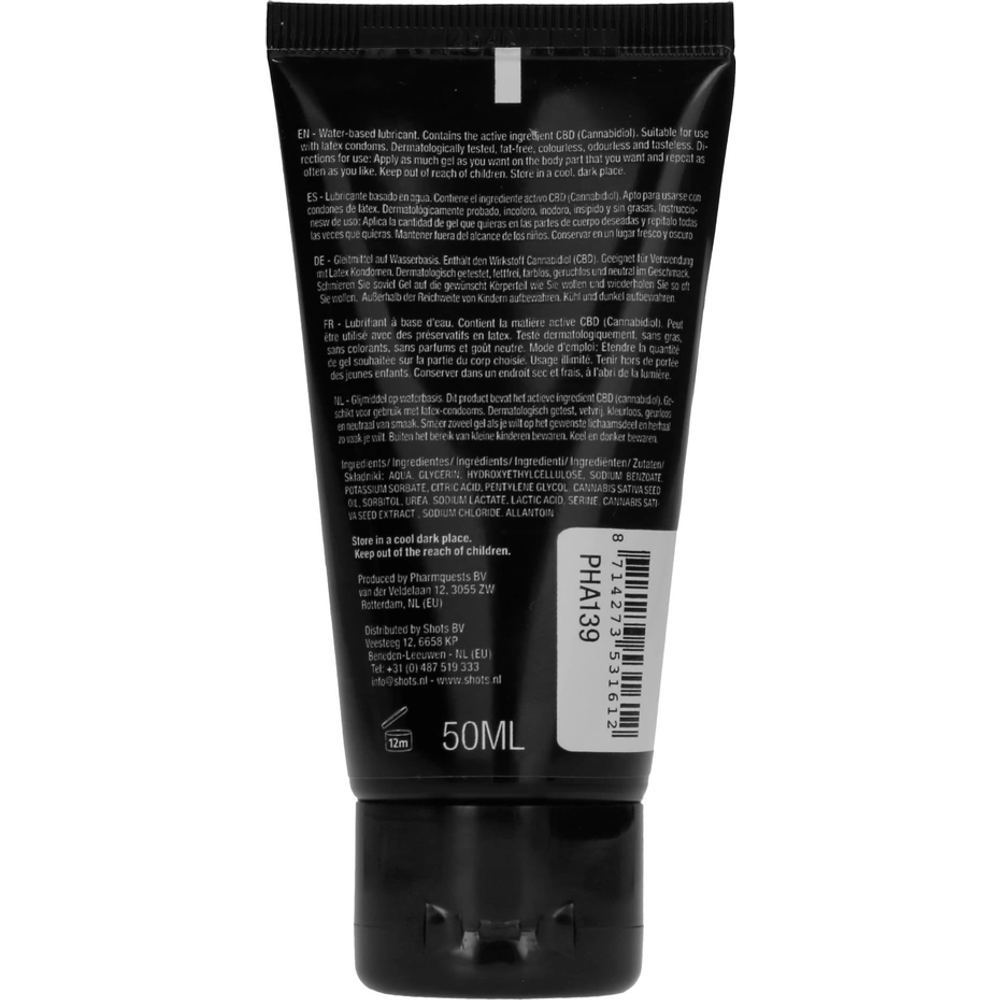 Pharmquests by Shots CBD kanabis lubrikant na bazi vode - 2 fl oz / 50 ml slika 9