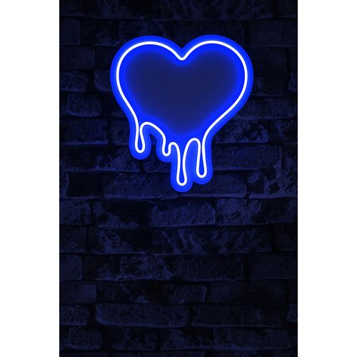 Wallity Ukrasna plastična LED rasvjeta, Melting Heart - Blue slika 2