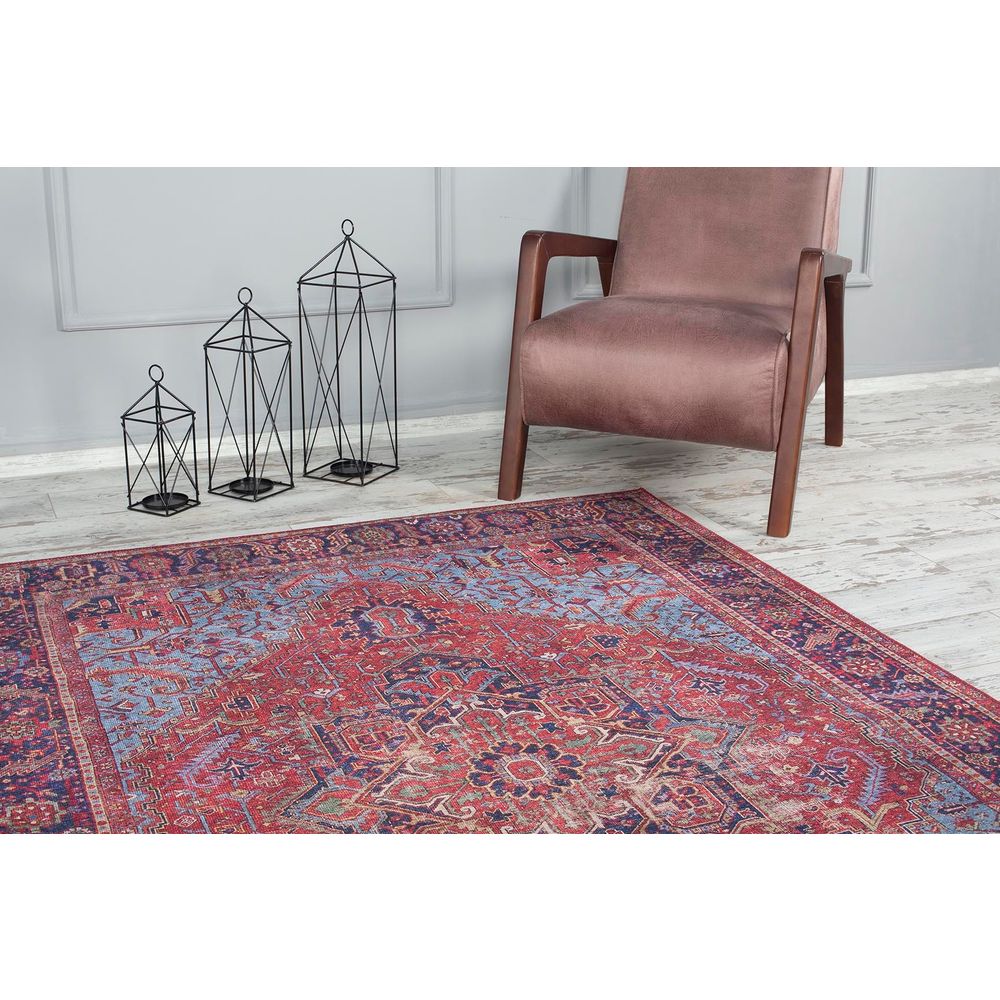 TANKI Tepih Blues Chenille - Claret Red AL 162 Multicolor (150 x 230 cm) slika 1