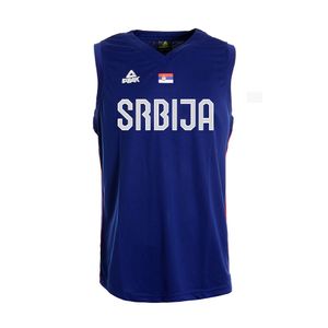 Peak Sport Košarkaški Dres i Šorc Srbija 2022 Plavi Muški