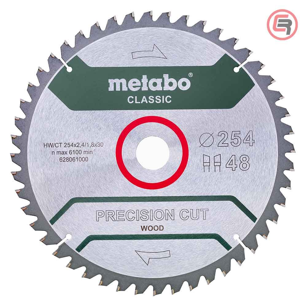 Metabo List Kružne Pile 254 x 2,4 / 1,8 x 30 / Z = 48 Precision Cut Wood Classic - 628061000 slika 1