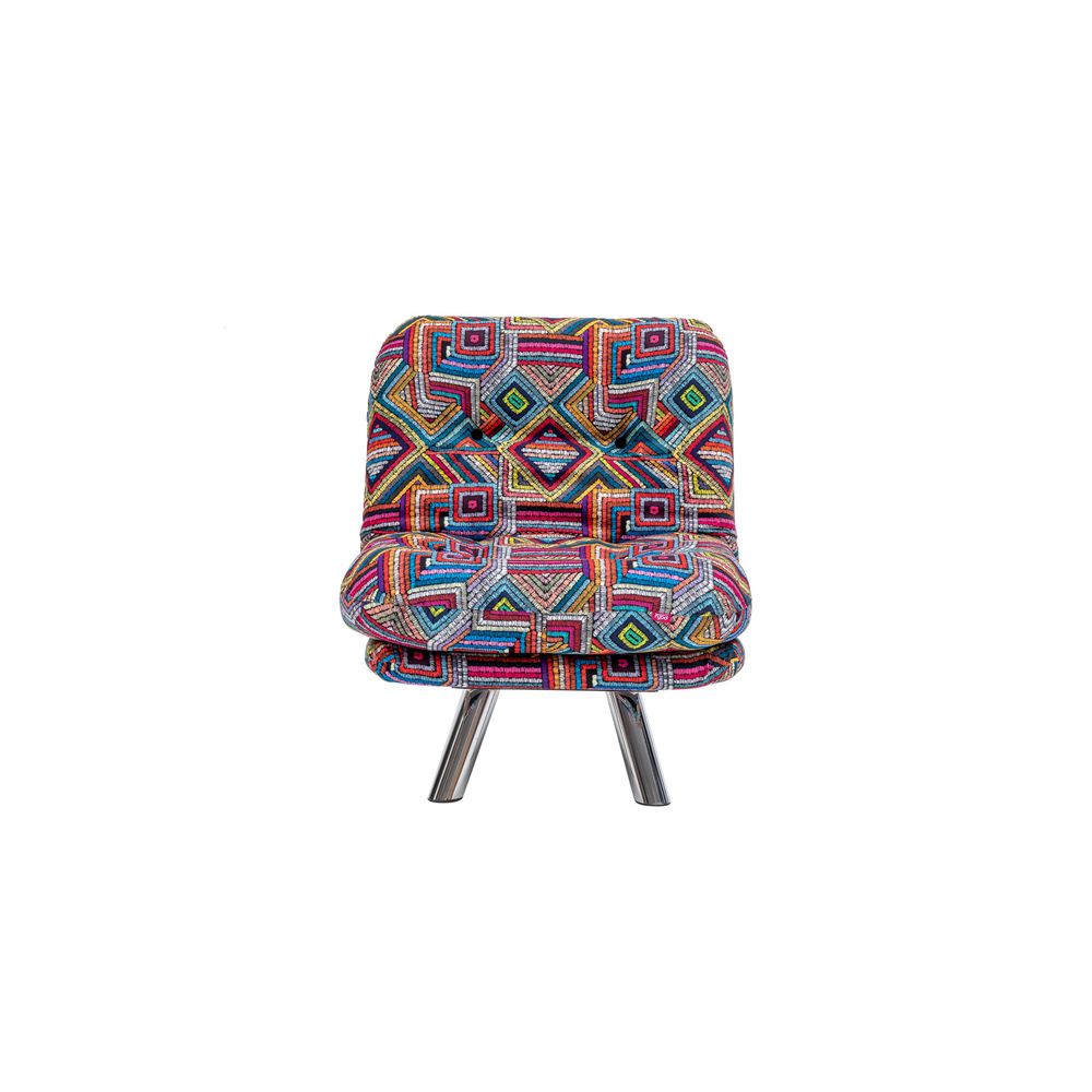 Misa Small Solo - Patchwork Multicolor Sofa na Razvlačenje za Jednu Osobu slika 3