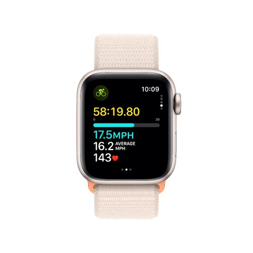 Apple Watch SE GPS 40mm Starlight with Starlight Sport Loop slika 6