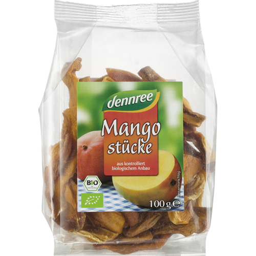 DENNREE Mango sušeni BIO 100g slika 1