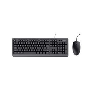 Tastatura+miš TRUST Basics žični set/US/crna