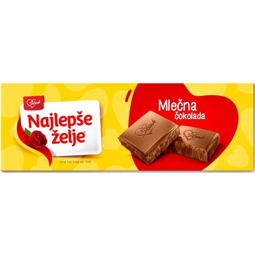 Najlepše želje čokolada mlečna 250g slika 1