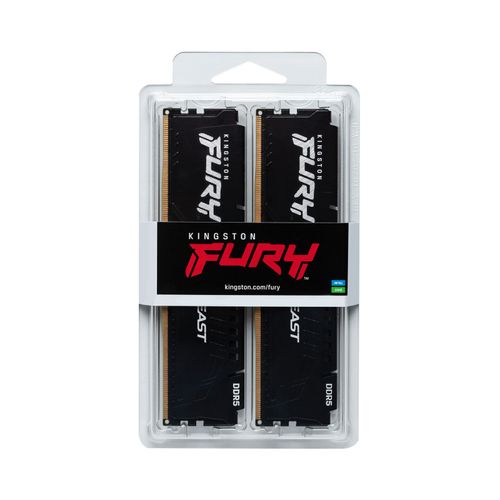 KINGSTON DIMM DDR5 64GB (2x32GB kit) 6000MT/s KF560C36BBEK2-64 FURY Beast EXPO slika 5