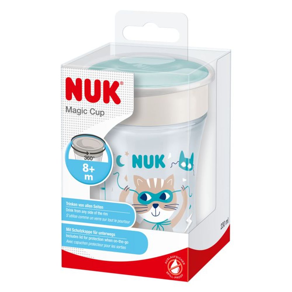 NUK Čaša Evolution Magic Cup 8m+ 230ml, Neutral slika 2
