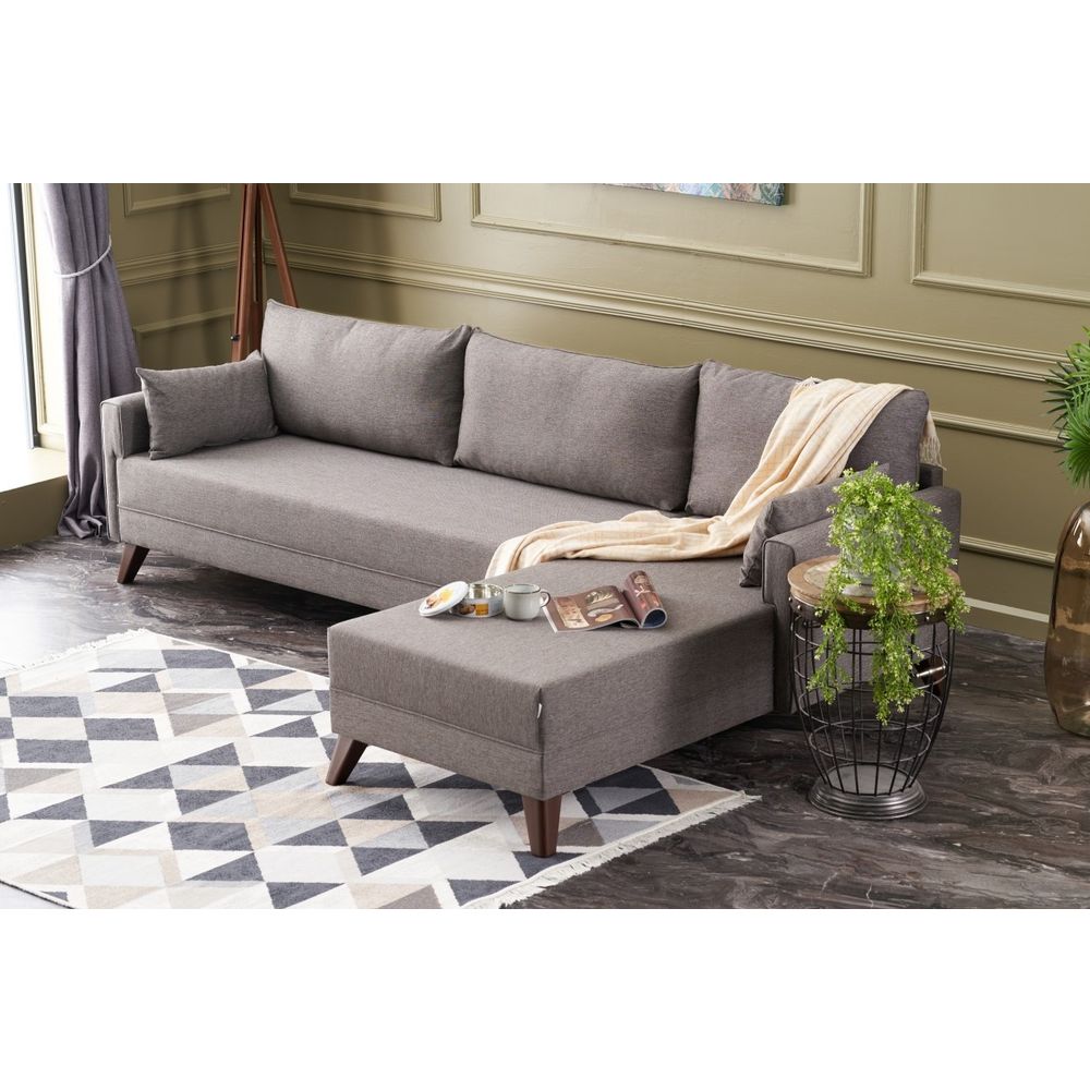 Bella Ugaona Sofa Desna - Smeđa slika 2