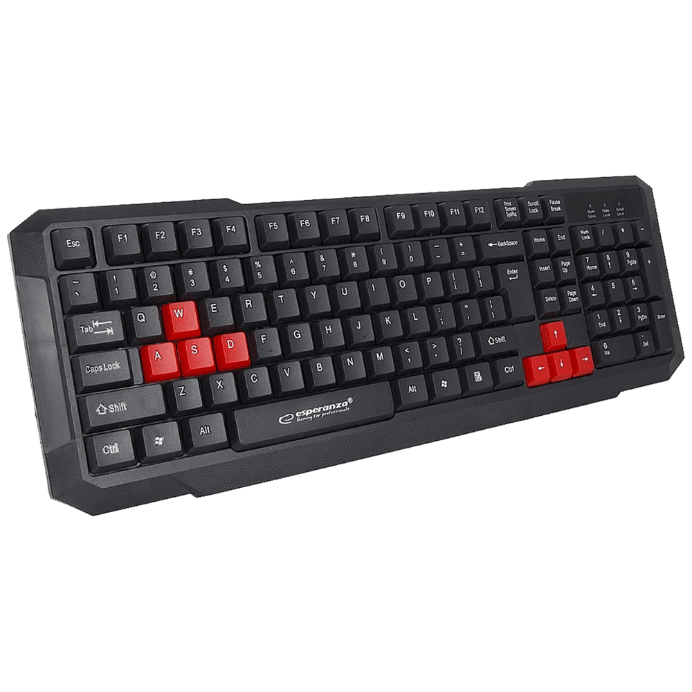 Esperanza Tastatura , gaming, USB, Aspis Red - EGK102R slika 1