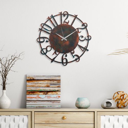 Wallity Ukrasni metalni zidni sat, Metal Wall Clock 15 - 3 slika 1