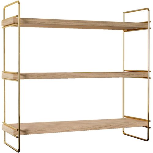 Masa Üstü 3 Katlı Organizer, Servis Rafı Gold
Brown Wall Shelf slika 10