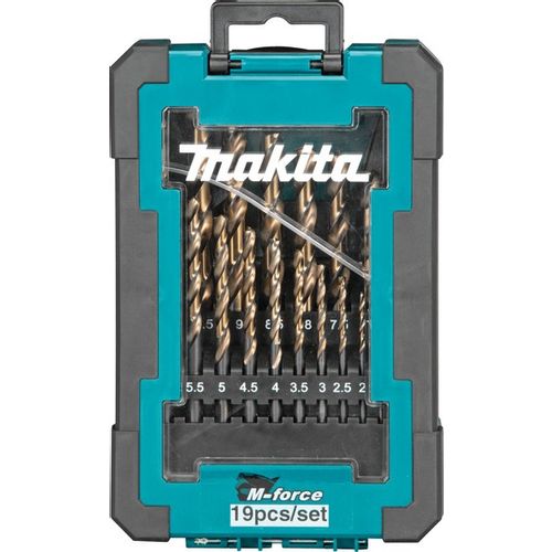 Makita 19-dj.set M-force HSS svrdala 1-10mm  D-67583 BP24 slika 1