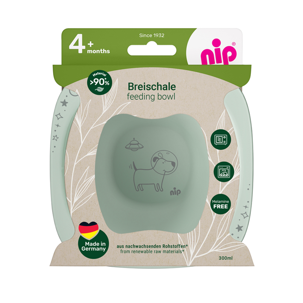 nip® Dječije zdjelice Breischale 300ml 2kom, Zelene slika 4
