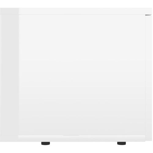 TV ormarić visoki sjaj bijeli 80 x 34 x 30 cm od iverice slika 17