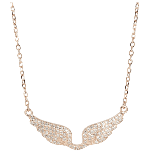 J&B Jewellery 925 Srebrna ogrlica Q7-Rose gold slika 1