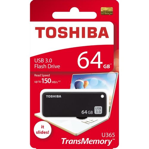 Memorija USB Toshiba Yamabiko 3.0 64GB crni U365 slika 2