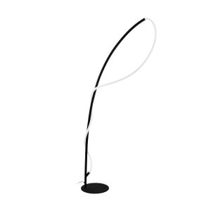 Eglo podna lampa egidonella led 20,5w 3000k 2750lm crno/bijelo v:1600mm
