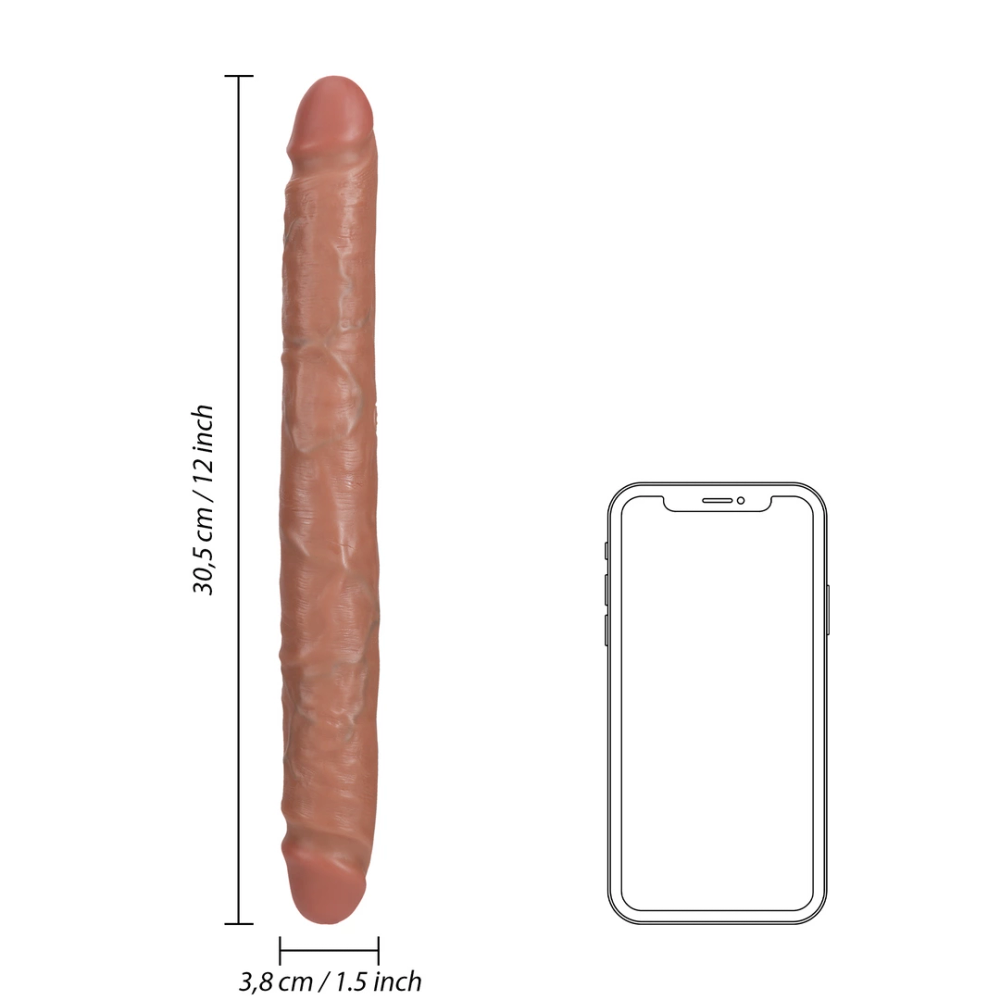 RealRock by Shots Slim Double Ended Dong 12 / 30,5 cm slika 6