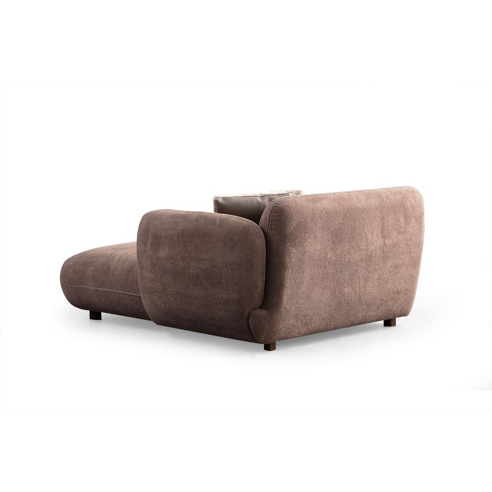 Ugaona sofa Pavia Corner 6 (L1,5+O1+Cx+O1+Chlr) - boje: krem smeđa slika 14