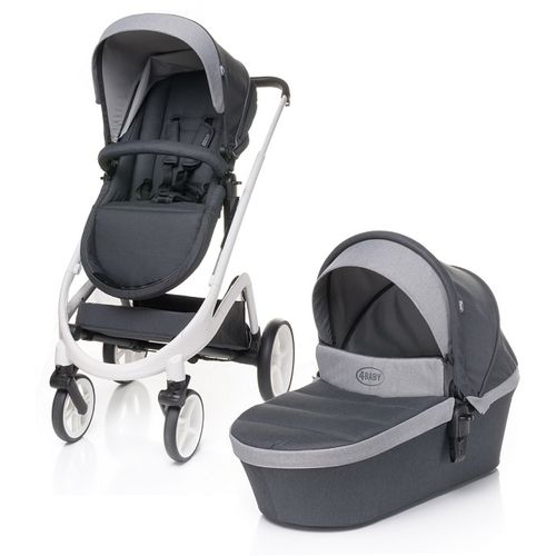 4Baby kolica 2u1 Cosmo - Dark Grey + Maxi Cosi adapteri slika 1