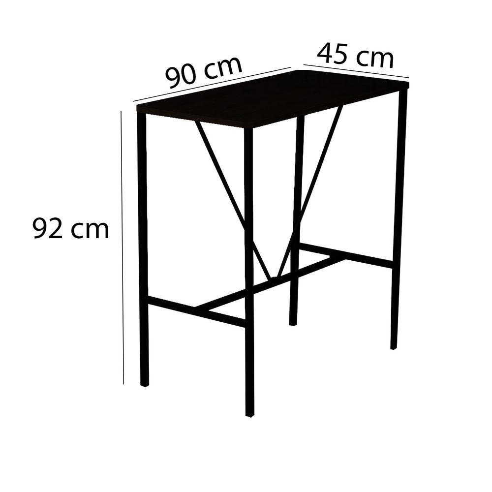 Nordic - Crni Orah
Set Bar Stola i Stolica (5 Komada) slika 5