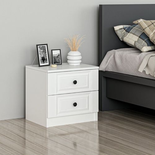 Kale - 4923 White Nightstand slika 3