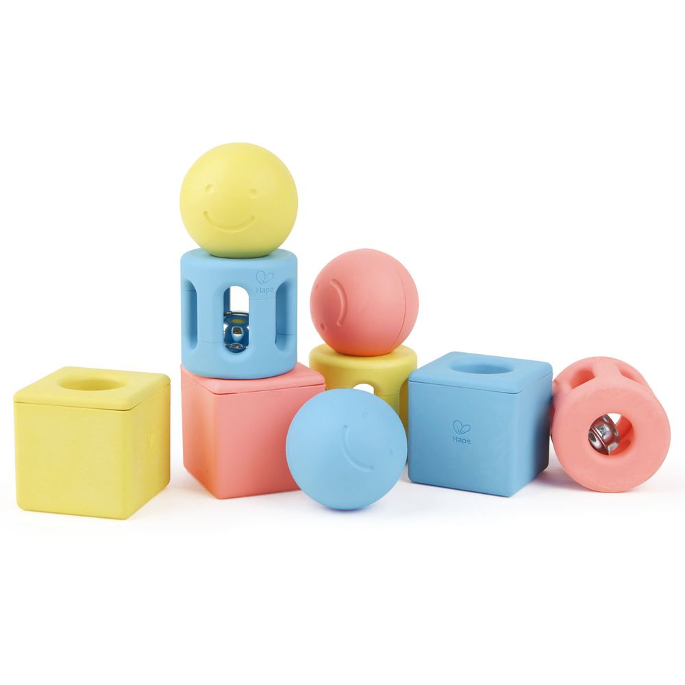 Hape Geometrijski set zvečki Geometric Rattle Trio E0456A  slika 1