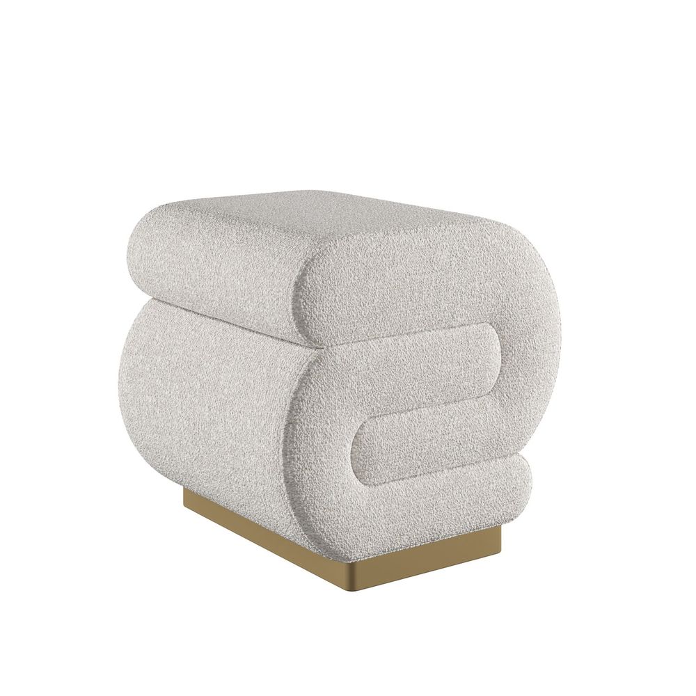 Sally - Kremasti Pouf slika 7