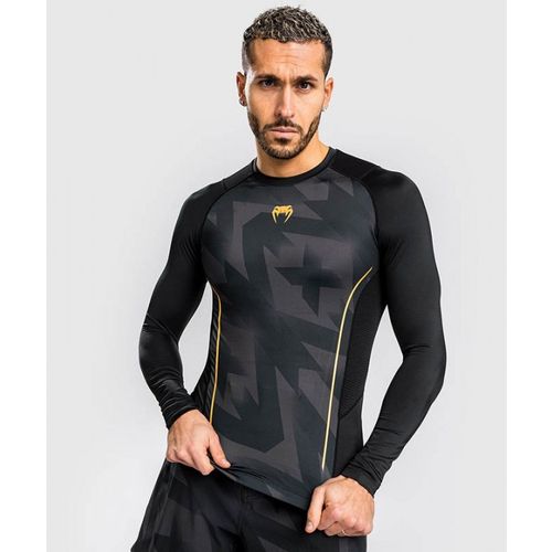 Venum Razor Rashguard Dugi Rukav Crno-Zlatni M slika 1