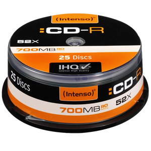 (Intenso) CD-R 700MB (80 min.) pak. 25 komada Cake Box - CD-R700MB/25Cake