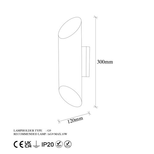 Opviq Zidna lampa, 942FLG1274 slika 5