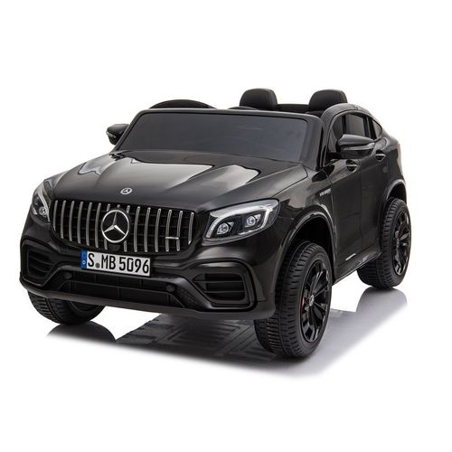 Licencirani auto na akumulator Mercedes GLC 63S QLS 4x4 - dvosjed - crni/lakirani slika 3